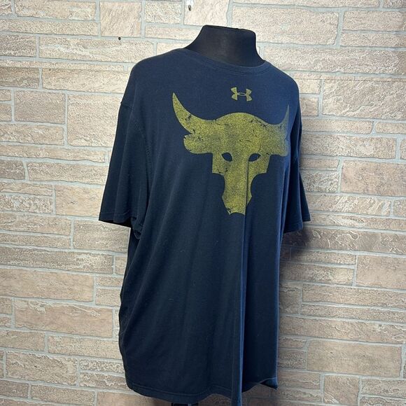 Under Armour The Rock Tee Shirt Size XL Dwayne Johnson - Picture 3 of 6